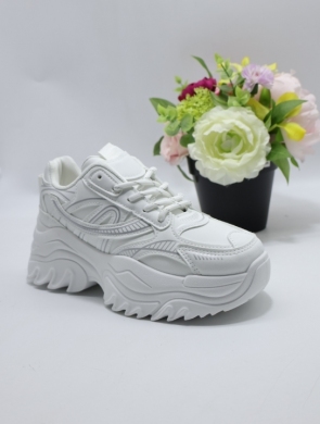 Sneakersy damskie (36-41) 6025 WHITE