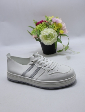 Buty sportowe damskie na płaskim (37-42) CX31 WHITE