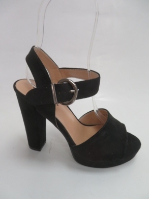 Sandały damskie na obcasie (36-41) B-89 BLACK