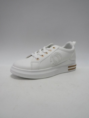 Buty sportowe damskie na płaskim (36-41) EV-48 WHITE