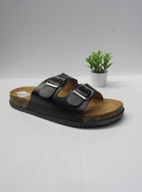 Klapki damskie na płaskim (36-41) E0007 BLACK
