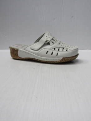 Klapki damskie na płaskim (36-42) B25-4 WHITE