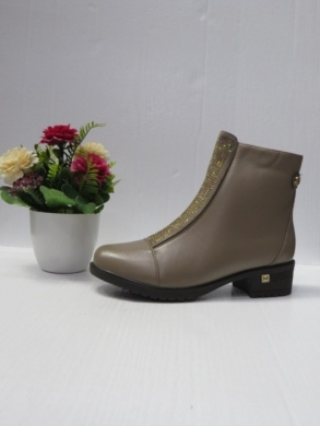 Botki damskie ocieplane na obcasie (36-41) G581-2