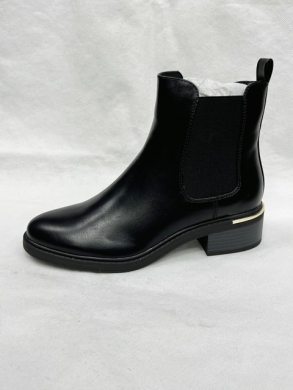 Botki damskie ocieplane na obcasie (36-41) C732 BLACK
