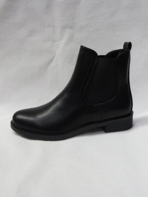 Botki damskie ocieplane na płaskim (36-41) MR-15 BLACK
