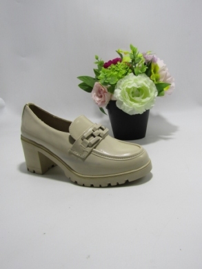 Mokasyny damskie na koturnie (36-41) 5020 BEIGE