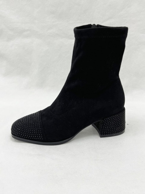 Botki damskie na obcasie (36-41) RXJ199 BLACK