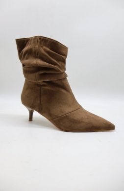 Botki damskie na szpilce (36-41) X8492 KHAKI