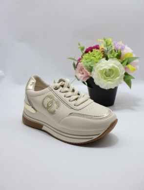 Buty sportowe damskie na płaskim (36-41) WW-243 BE