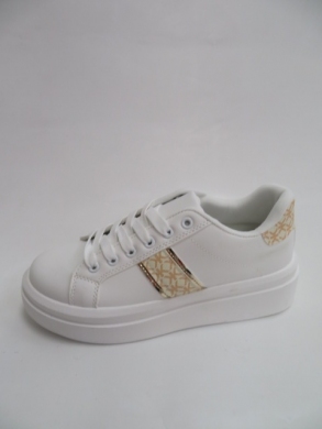 Buty sportowe damskie na płaskim (36-41) VL163 BEIGE