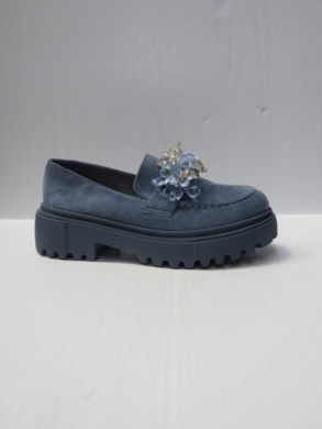 Mokasyny damskie na koturnie (36-41) 8007 BLUE