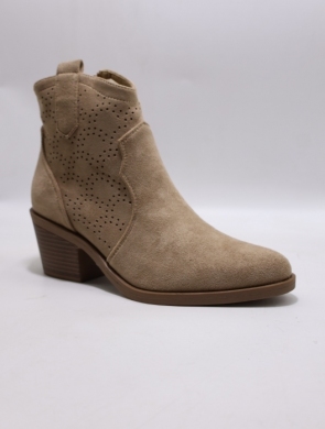 Botki damskie na obcasie (36-41) H253 KHAKI
