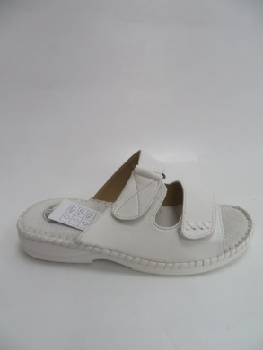 Klapki damskie na płaskim (36-41) 006 WHITE