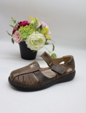 Sandały damskie na płaskim (36-42) 5836-5 KHAKI