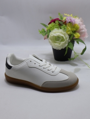 Buty sportowe damskie na płaskim (36-40) 6453 BLACK