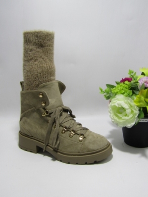 Trapery damskie (36-41) 9579-1 KHAKI