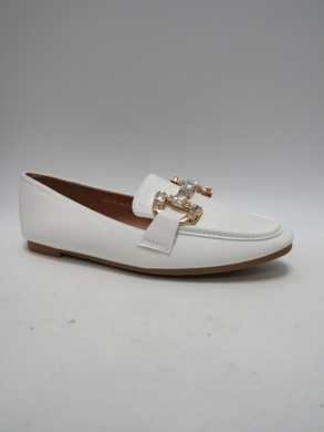 Mokasyny damskie na płaskim (36-41) L-13 WHITE