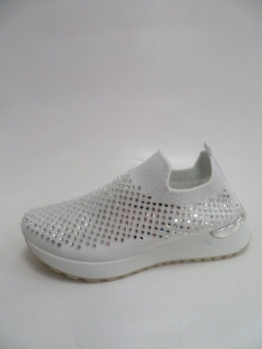 Buty sportowe damskie na płaskim (36-41) 8573-SP WHITE