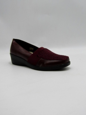 Mokasyny damskie na koturnie (36-41) 23T001 WINE