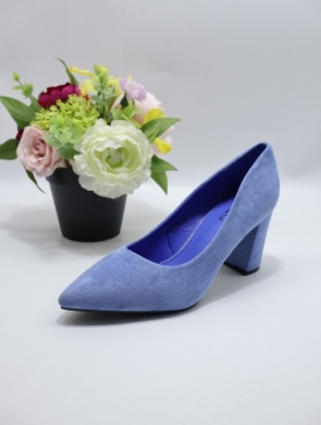 Czółenki damskie na obcasie (36-41) XYH-23909-2 DEN BLUE