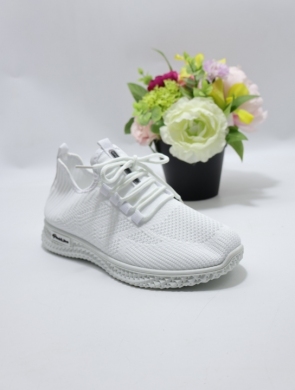 Buty sportowe damskie na płaskim (36-41) ADQ115-2 WHITE