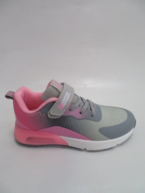 Buty sportowe dziewczęce (31-36) F28-1 LGREY/PINK