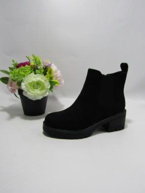 Botki damskie na obcasie (36-41) 6882 BLACK
