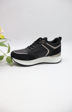 Buty sportowe damskie na płaskim (36-41) J-197 BLACK