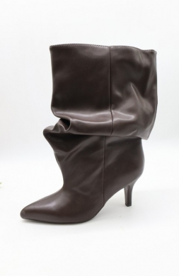 Kozaki damskie na szpilce (36-41) 2810 BROWN