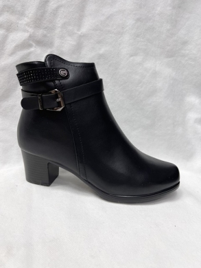 Botki damskie ocieplane na obcasie (37-42) HC9009 BLACK