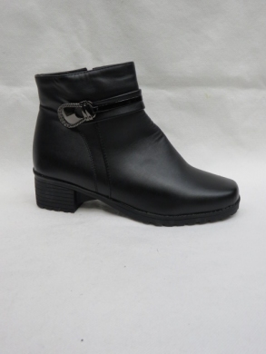 Botki damskie ocieplane na obcasie (36-42) 2214 BLACK