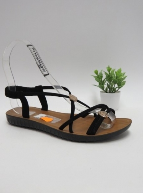 Sandały damskie na płaskim (36-41) W565-1 BLACK