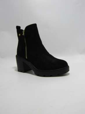Botki damskie ocieplane na obcasie (36-41) AXHX-14 BLACK
