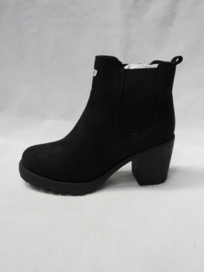 Botki damskie na obcasie (36-38) KA782-1 BLACK