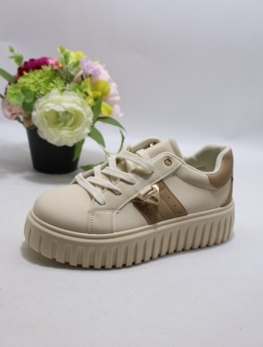 Buty sportowe damskie na płaskim (36-41) ALLS-19 BEIGE