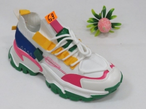Buty sportowe damskie na płaskim (36-41) 9206 GREEN