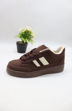 Buty sportowe damskie na płaskim (36-41) A-131 BROWN