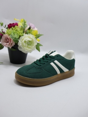 Buty sportowe damskie na płaskim (36-41) L-502 GREEN