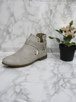Botki damskie na płaskim (36-41) FN-228 BEIGE