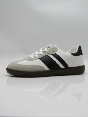 Buty sportowe damskie na płaskim (36-41) M6602 WHITE