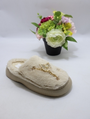 Kapcie damskie ocieplane (36-41) YL-320 BEIGE