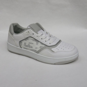 Buty sportowe damskie na płaskim (36-41) 8030 WHITE