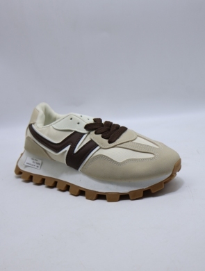 Buty sportowe damskie na płaskim (36-41) PC231 BROWN