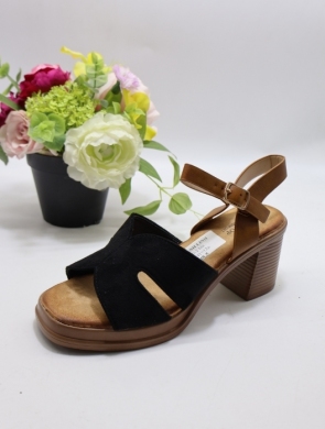 Sandały damskie na obcasie (36-41) 70-2 BLACK