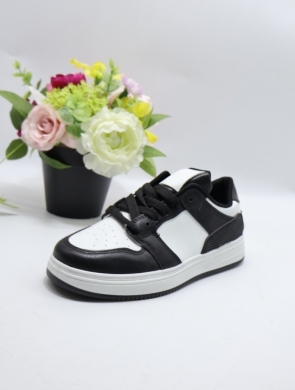 Buty sportowe damskie na płaskim (36-41) LW5531 WH/BLACK