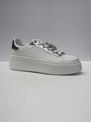 Buty sportowe damskie na koturnie (36-41) 681 SILVER