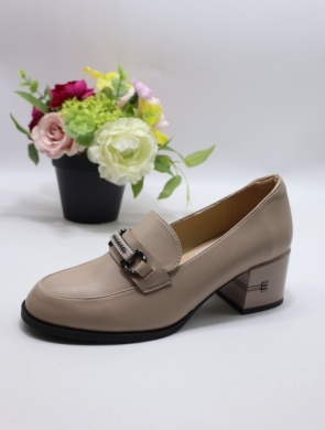 Półbuty damskie na obcasie (36-41) YCC-162 BEIGE