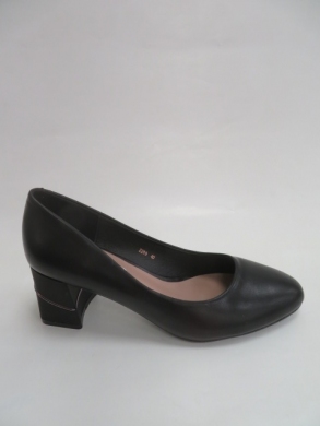 Czółenki damskie na obcasie (36-41) 2209 BLACK