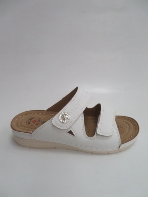 Klapki damskie na koturnie (36-41) 1108 WHITE