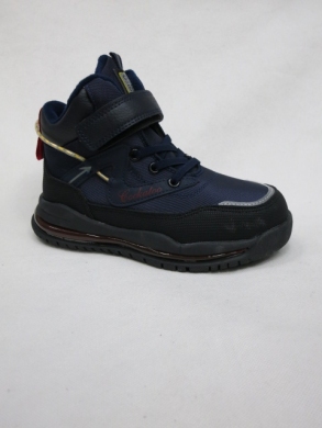 Botki chłopięce ocieplane (26-31) P804 BLUE/RED
